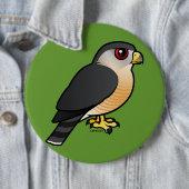 Sharp-shinned Hawk Ronde Button 6,0 Cm (In situ)