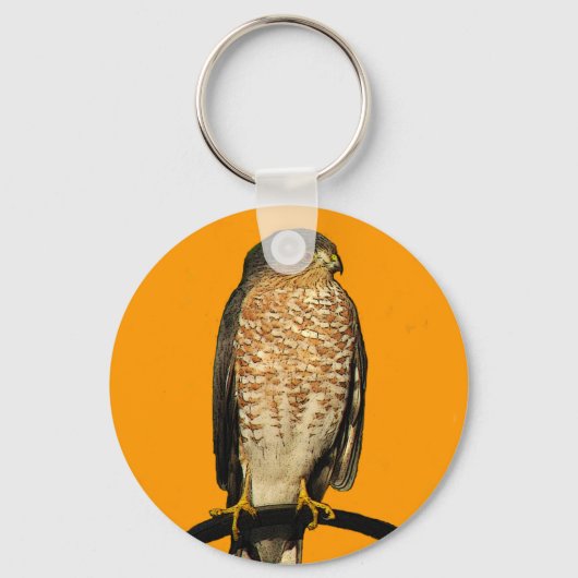 Sharp-Shinned Hawk Sleutelhanger (Voorkant)