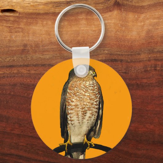 Sharp-Shinned Hawk Sleutelhanger (Voorkant)
