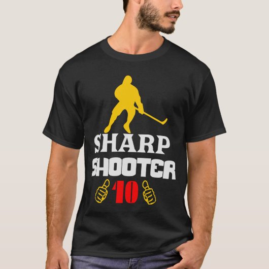 👍Sharp Shooter 10 Amerikaanse Mannen T-shirt (Voorkant)