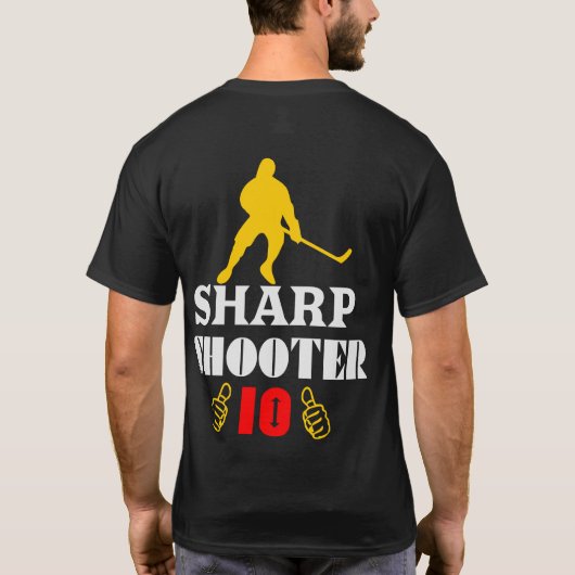 👍Sharp Shooter 10 Amerikaanse Mannen T-shirt (Achterkant)