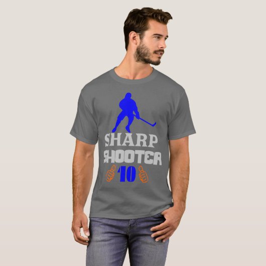 👍Sharp Shooter 10 Amerikaanse Mannen T-shirt (Voorkant volledig)