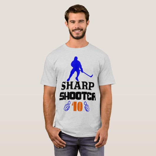 👍Sharp Shooter 10 Amerikaanse Mannen T-shirt (Voorkant volledig)