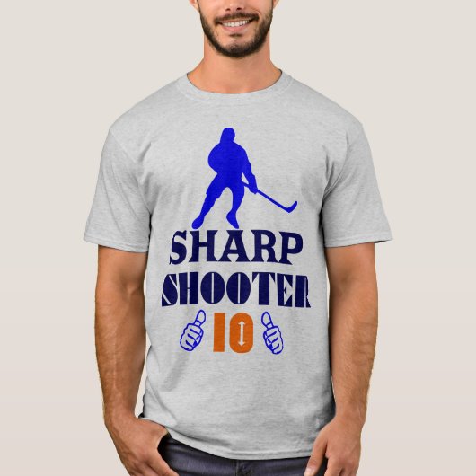 👍Sharp Shooter 10 Amerikaanse Mannen T-shirt (Voorkant)
