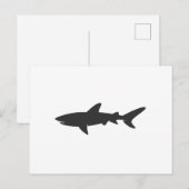 Sharp silhouet - Kies achtergrondkleur Briefkaart (Voorkant / Achterkant)