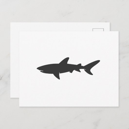 Sharp silhouet - Kies achtergrondkleur Briefkaart (Voorkant / Achterkant)