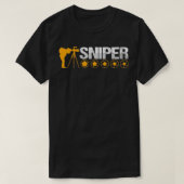 Sharp Sniper Fotograaf Cameraman Shutterbug Pho T-shirt (Design voorkant)
