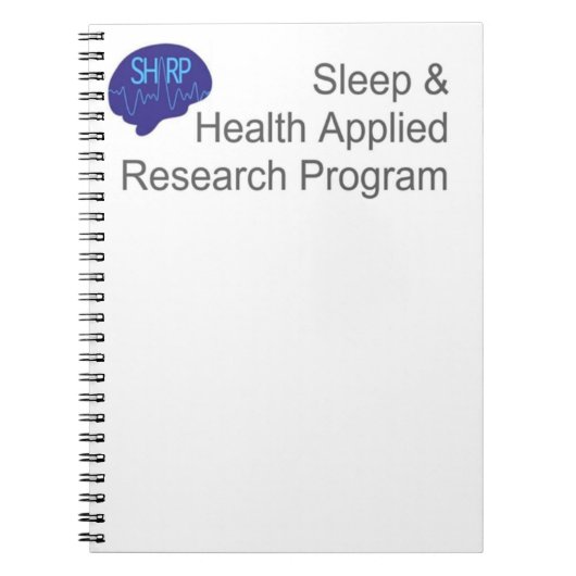 SHARP Spiraal Notitieboek Volledige Logo (Voorkant)