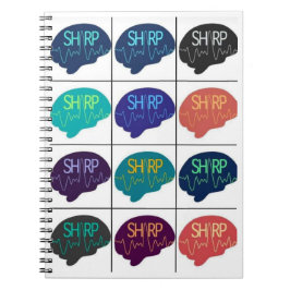 SHARP Spiral Notitieboek Multi Color Brains