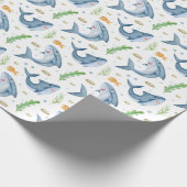 Sharp under the Zee White Gift Wrapping Paper Cadeaupapier (Hoek)