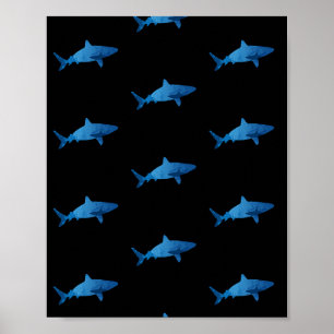 Sharp underwater Marine Landscape Wilderness Poster