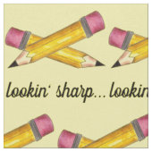 Sharp Yellow #2 potcil School Schrijven Stof (Close Up)