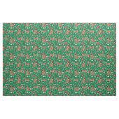 sharpei dog kerstvakantie stof (Fat Quarter)