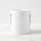 Sharpei in zonnebrillen | Jouw namen toevoegen Grote Koffiekop (Voorkant)