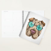 Sharpei in zonnebrillen planner (Display)