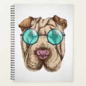 Sharpei in zonnebrillen planner (Voorkant)