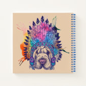 Sharpei Native American Indian Chief Notitieboek (Achterkant)