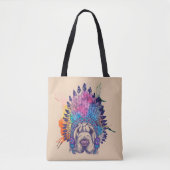 Sharpei Native American Indian Chief Tote Bag (Voorkant)