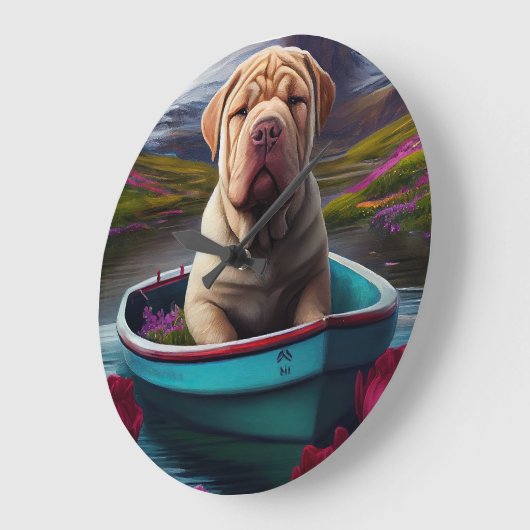 Sharpei op een peddel: Een Schilderachtig avontuur Grote Klok (Hoek)