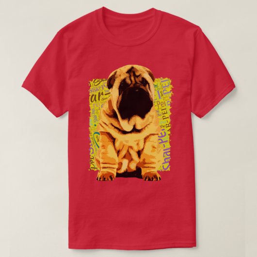 SharPei puppy T-shirt (Design voorkant)