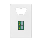 Sharpener Creditkaart Flessenopener (Achterkant)