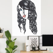 Sharpie All Over Poster Matte (32 x 40,73 inch) (Thuiskantoor)