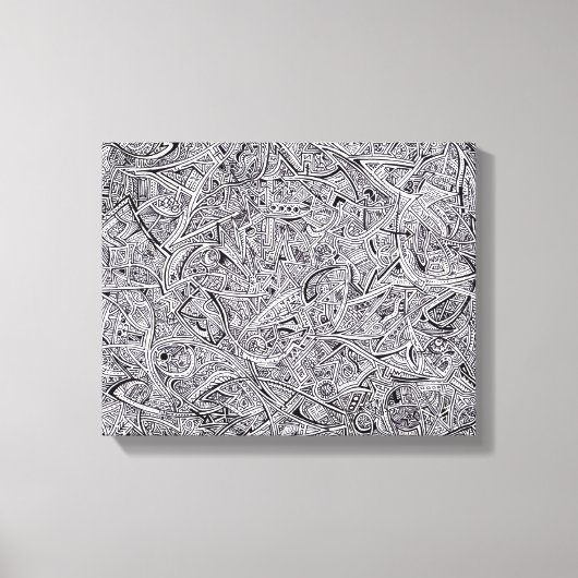 Sharpie Graffiti Canvas (Voorkant)