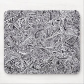 Sharpie Graffiti Mousepad Muismat (Voorkant)