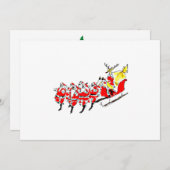 Sharpie Santas Christmas Kaart (Voorkant / Achterkant)