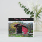 Sharp's Kissingbrug West Virginia Briefkaart (Staand voorkant)