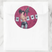 Sharpschutter Ronde Sticker (Tas)