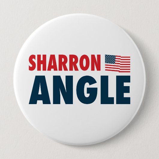 Sharron Angle Patriotic Ronde Button 4,0 Cm (Voorkant)