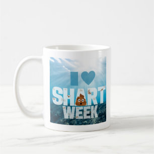 SHART WEEK Mok: EEN SHARK WEEK PARODY Koffiemok
