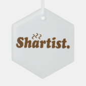 Shartist. Glas Ornament (Voorkant)