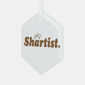 Shartist. Glas Ornament (Voorkant links)