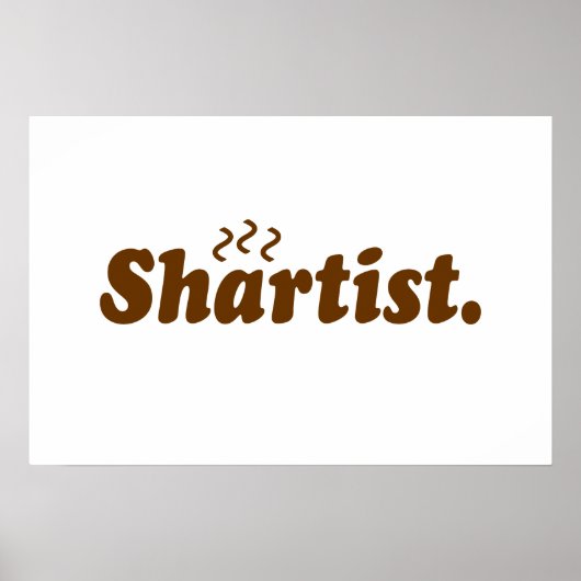 Shartist. Poster (Voorkant)