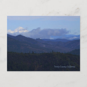 Shasta boven de wolken zetten... briefkaart