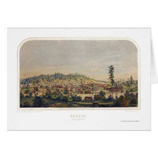 Shasta, CA Panoramic Map - 1856
