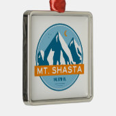 Shasta California sterren maan Metalen Ornament (Rechts)