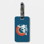 Shasta California Sun Eagle Bagagelabel (Achterkant verticaal)