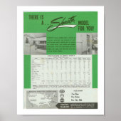 Shasta Camper Specs & Models Poster (Voorkant)