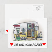 Shasta Camper Trailer RV Briefkaart (Voorkant / Achterkant)