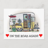 Shasta Camper Trailer RV Briefkaart (Voorkant)