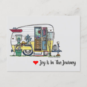 Shasta Camper Trailer RV Briefkaart