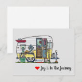 Shasta Camper Trailer RV Briefkaart (Voorkant / Achterkant)