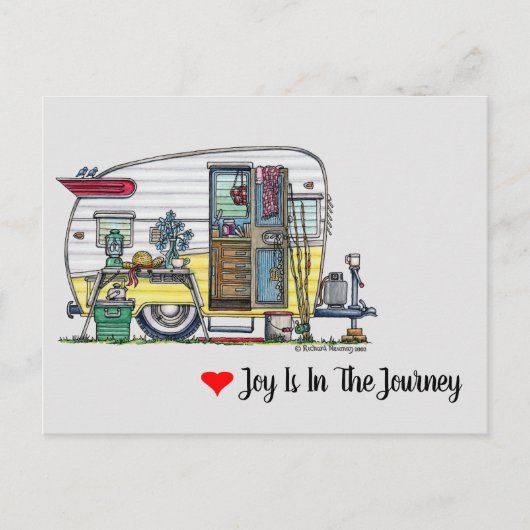 Shasta Camper Trailer RV Briefkaart (Voorkant)