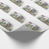 Shasta Camper Trailer RV Cadeaupapier (Hoek)