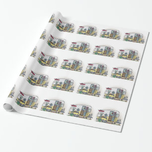 Shasta Camper Trailer RV Cadeaupapier