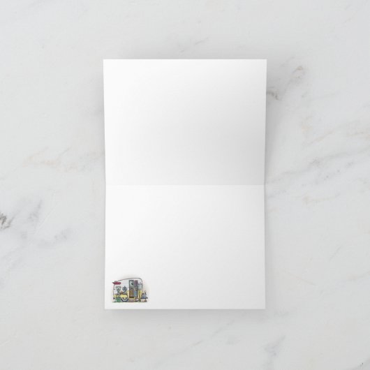 Shasta Camper Trailer RV Kaart (Binnen)