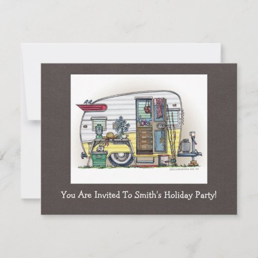 Shasta Camper Trailer RV Kaart (Voorkant)